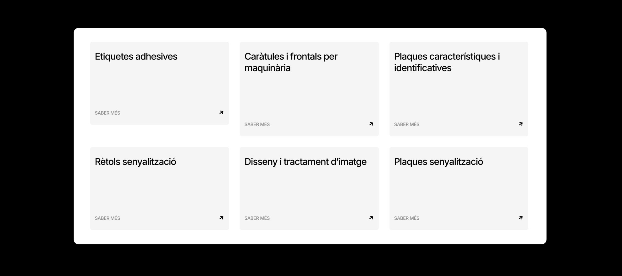 web disseny visual printing